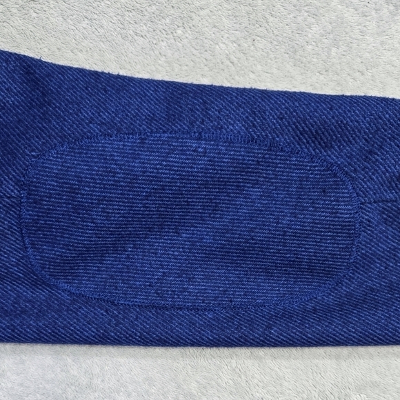 GAP Academy Blazer Royal Blue Diagonal Stripe Pockets Academia Career Preppy - Picture 11 of 12